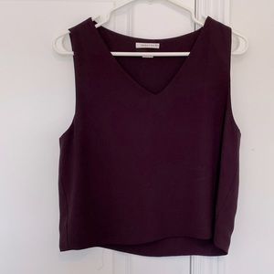 Babaton | Size: S | Short Sleeve Blouse | Colour: Purple |